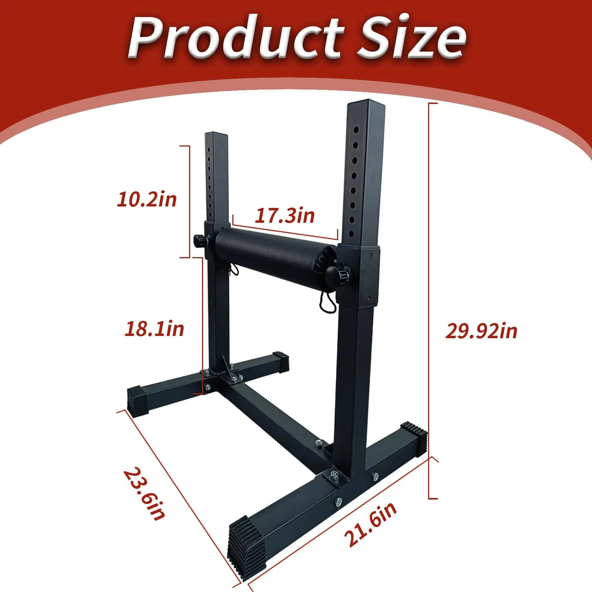 Bulgarian Split Squat Stand With Adjustable Height Support