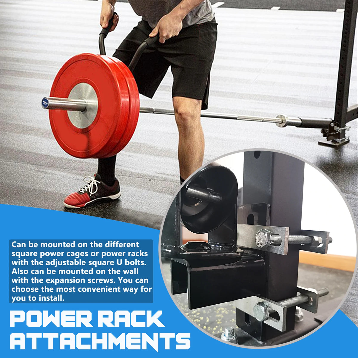 Marsafit Landmine Base Attachment for Power Rack Rows