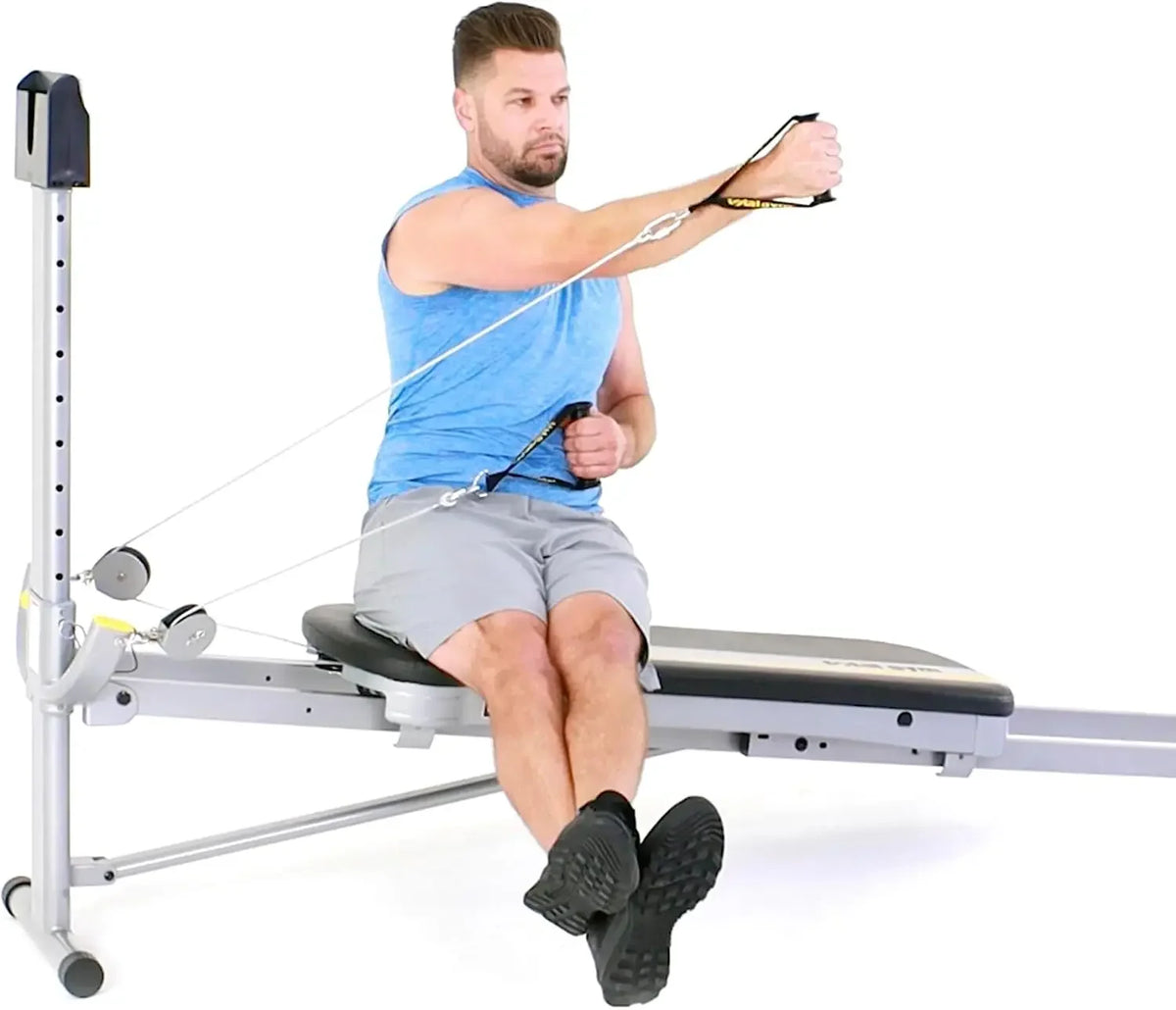 Full Body Workout Machine Adjustable Portable Fitness Training System