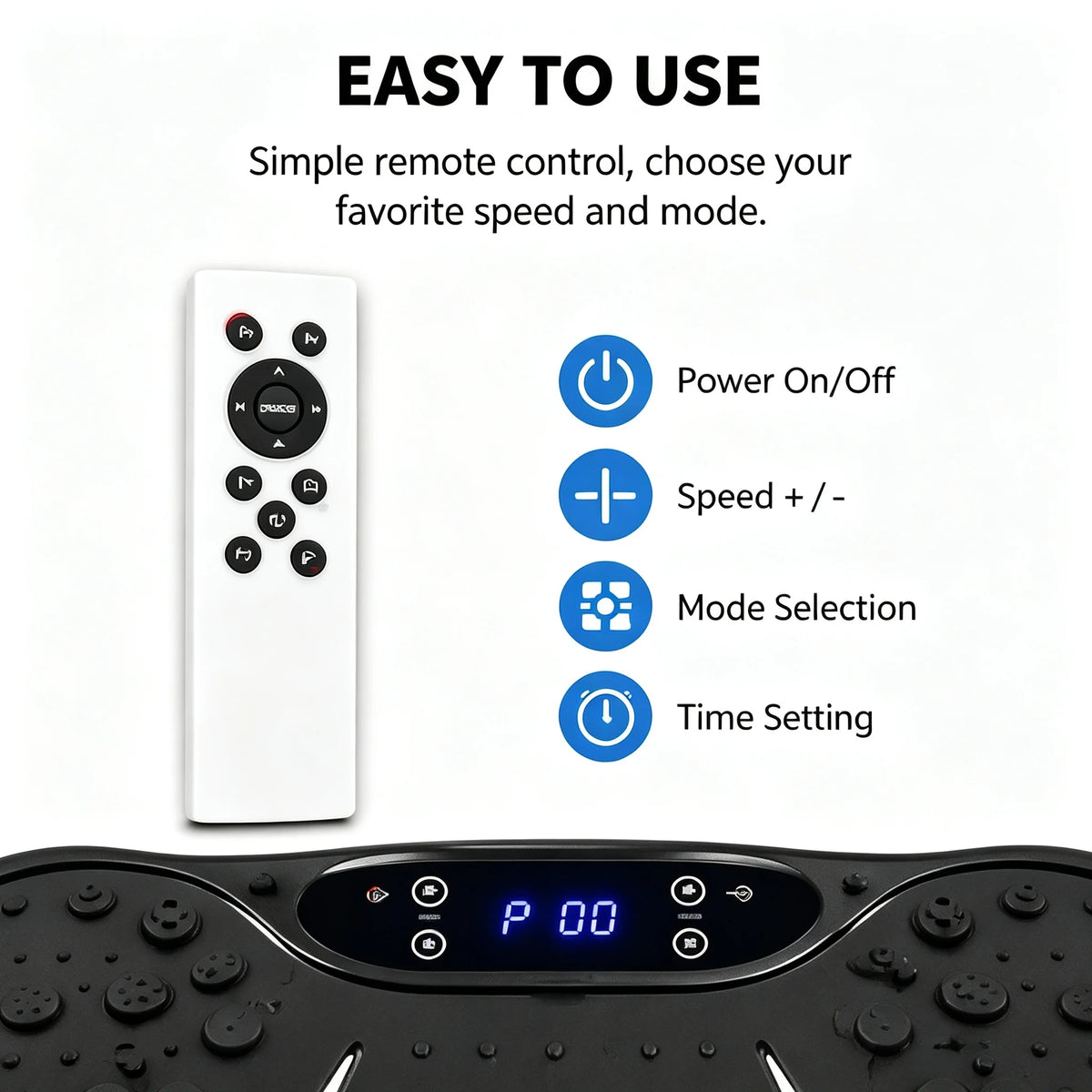 UPWORK Whole Body Vibration Platform for Home Fitness Training