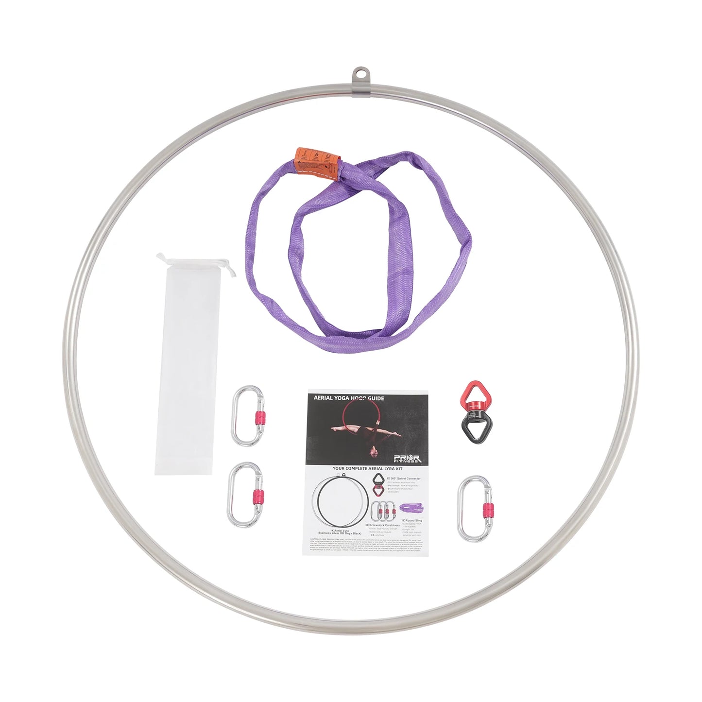 Aerial Hoop Kit For Gymnastics And Yoga Acrobatics Pro