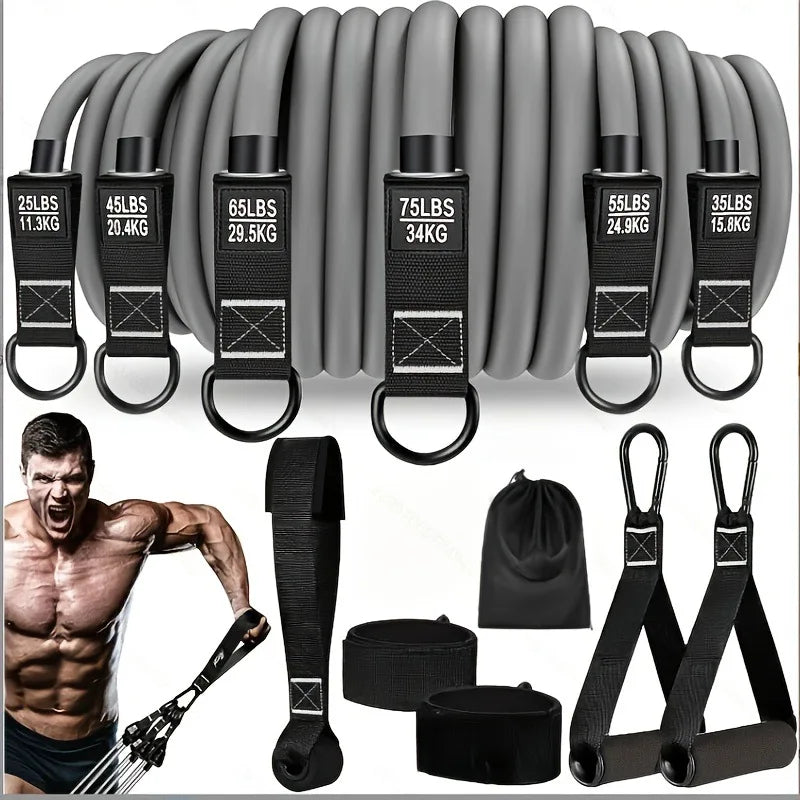 Premium Resistance Strap With Handle For Strength Training