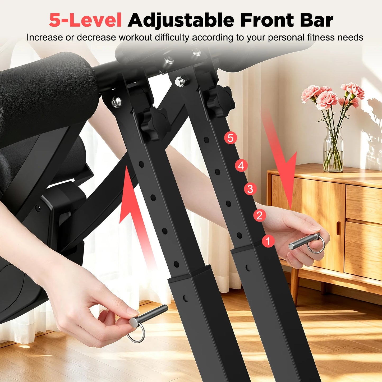 Dual Split Track Ab Machine With Foldable Core Trainer