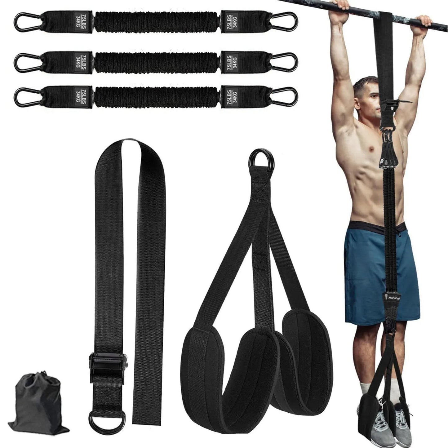 Pull Up Assistance Bands Heavy Duty Resistance Band Strength Training