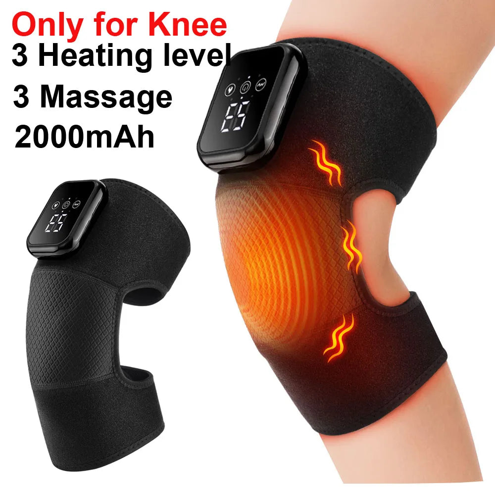 Hailicare Electric Knee Massager With Five Heating Levels And Vibration