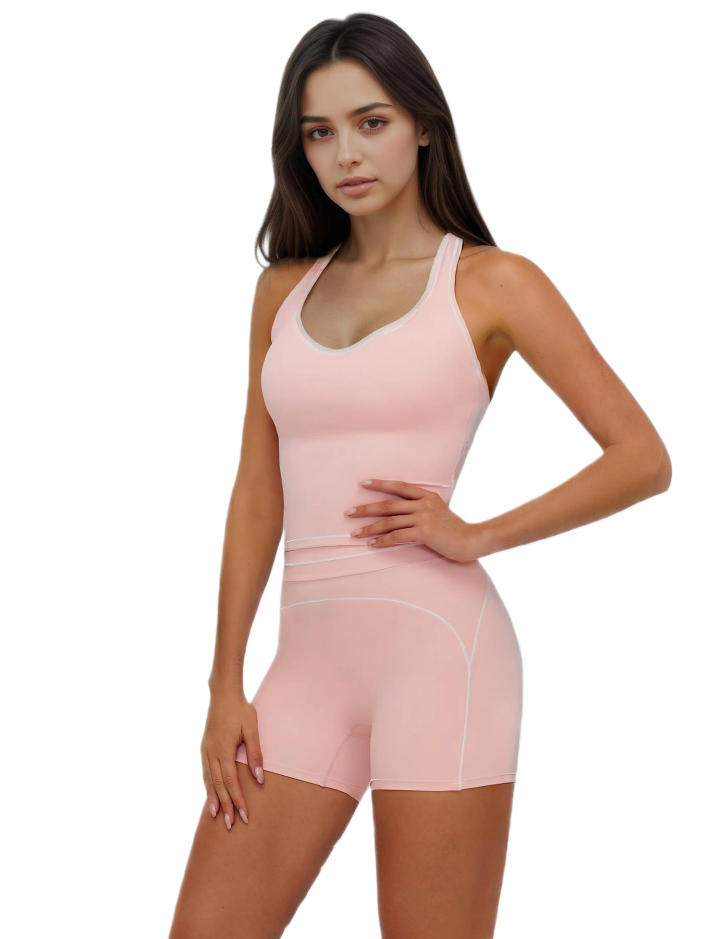Airila Two-Piece Yoga Set With Removable Pads Four-Way Stretch