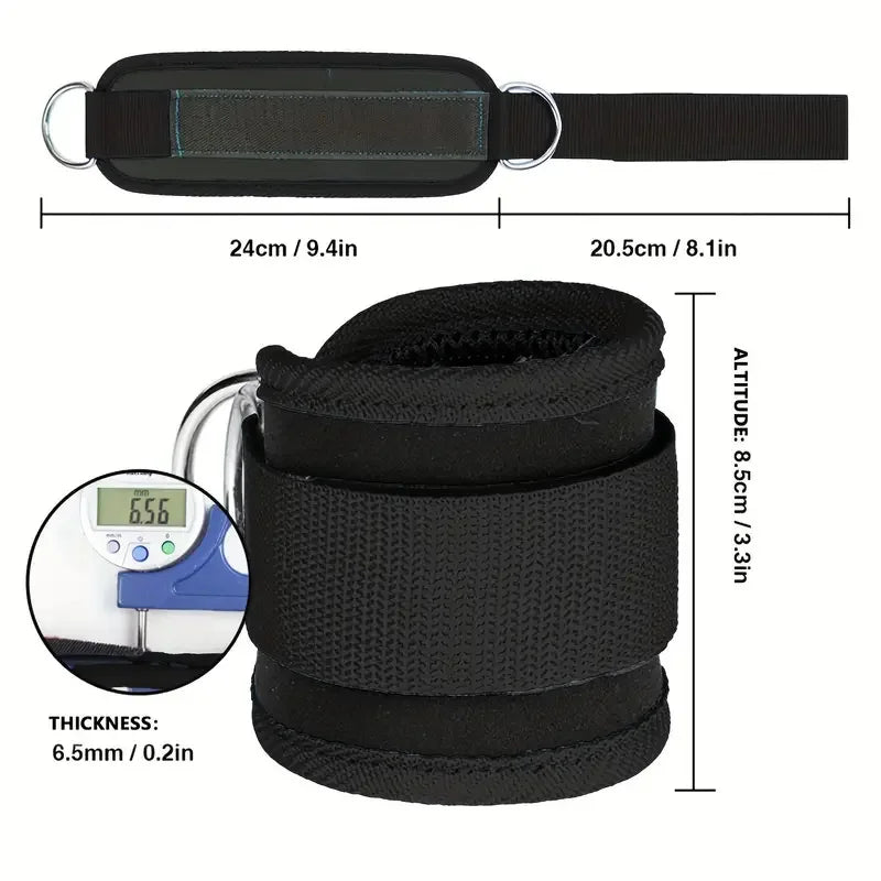 Elastic Ankle Resistance Bands Set For Leg And Glute Training