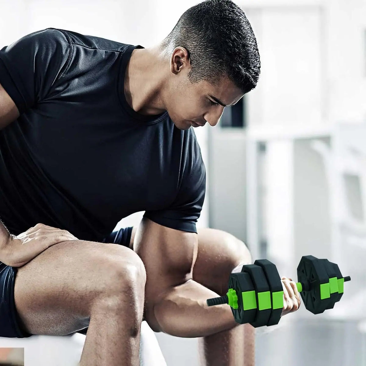 Adjustable Kettlebell And Dumbbell Set For Strength Training