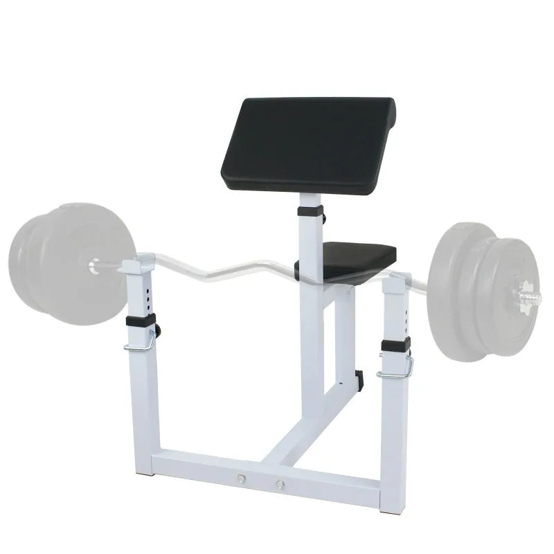 Commercial Seated Preacher Curl Bench For Dumbbell Biceps Training