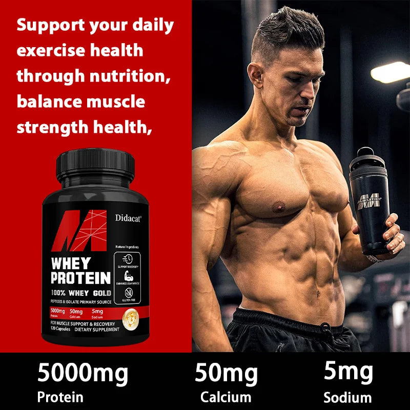 Kenofor Charge Whey Protein Capsules For Recovery And Immune Support
