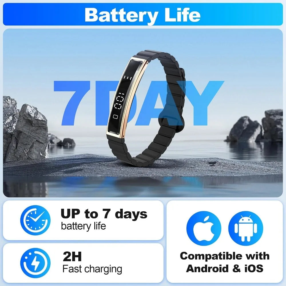 Wearable Fitness Tracker With Sleep And Heart Rate Monitor HRV