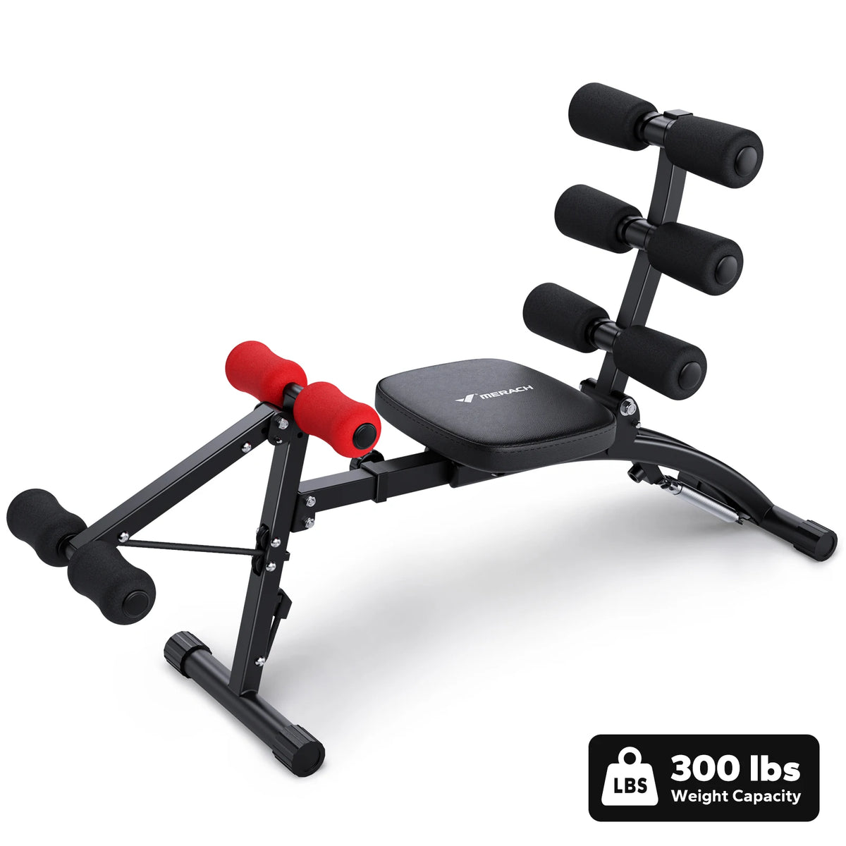 Merach Adjustable Ab Trainer Workout Bench For Home Gym Fitness