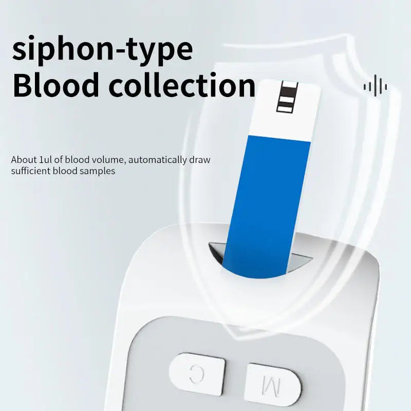 VivaGuard Blood Glucose Monitor Kit With Test Strips And Lancets