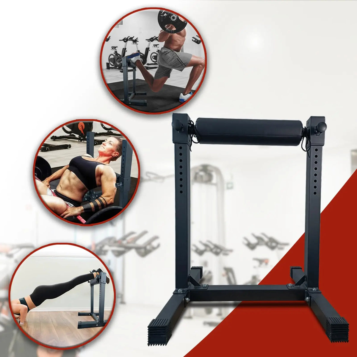 Bulgarian Split Squat Stand With Adjustable Height Support