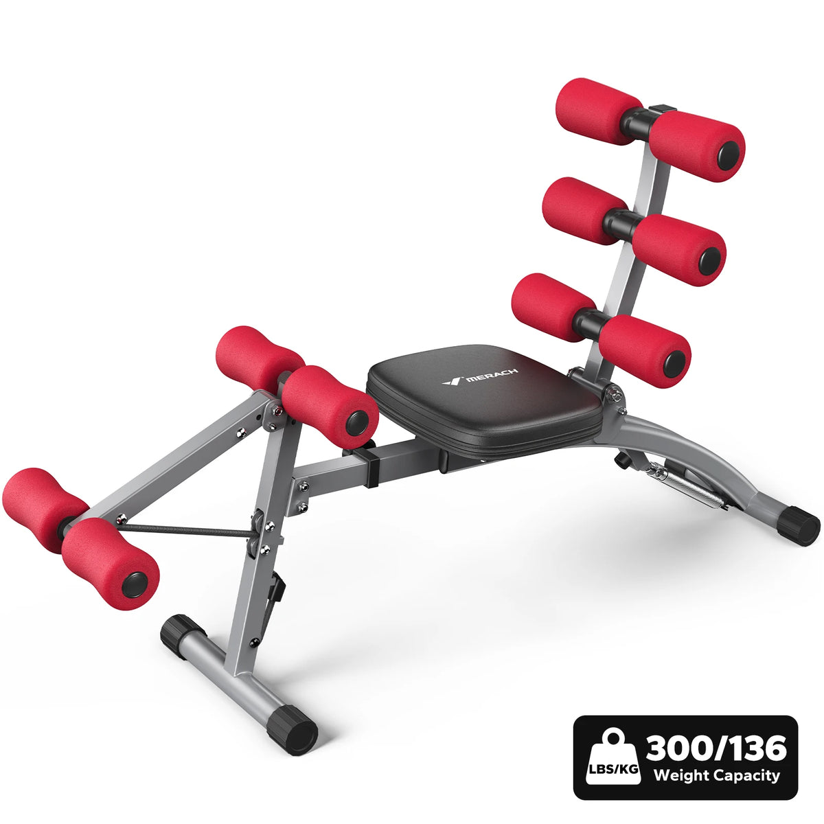 Merach Adjustable Ab Trainer Workout Bench For Home Gym Fitness