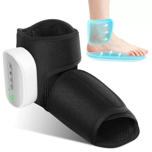 Ankle Foot Massager With Heat And Air Compression Cordless Therapy