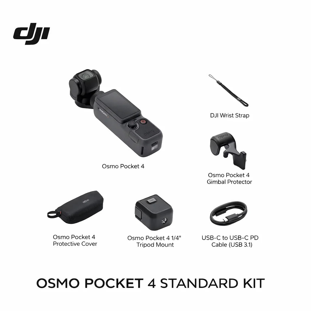 DJI Osmo Pocket 4K/6K Pocket Gimbal Camera With 1-Inch Sensor
