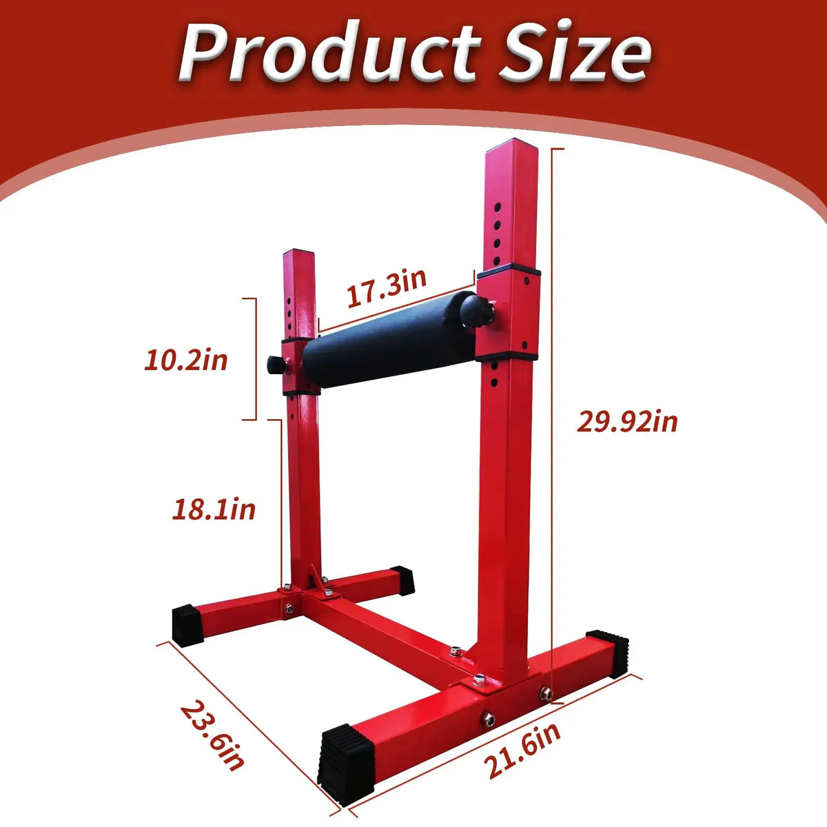 Bulgarian Split Squat Stand With Adjustable Height Support