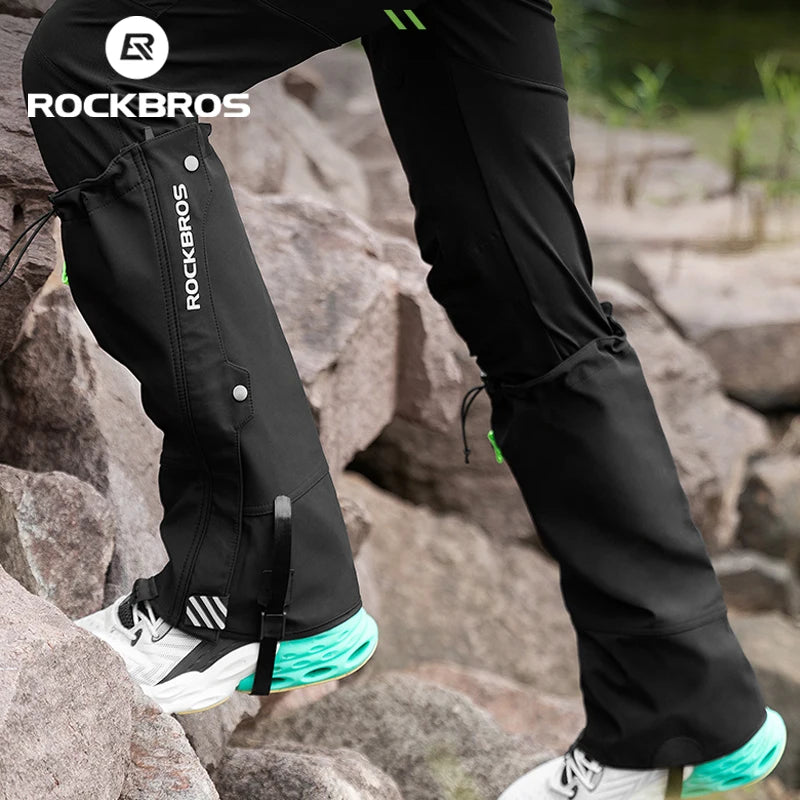ROCKBROS Waterproof Outdoor Hiking Gaiters For All Weather Protection
