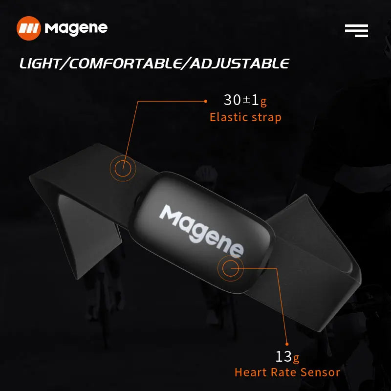 Magene Mover H64 Heart Rate Sensor Dual Mode ANT Bluetooth