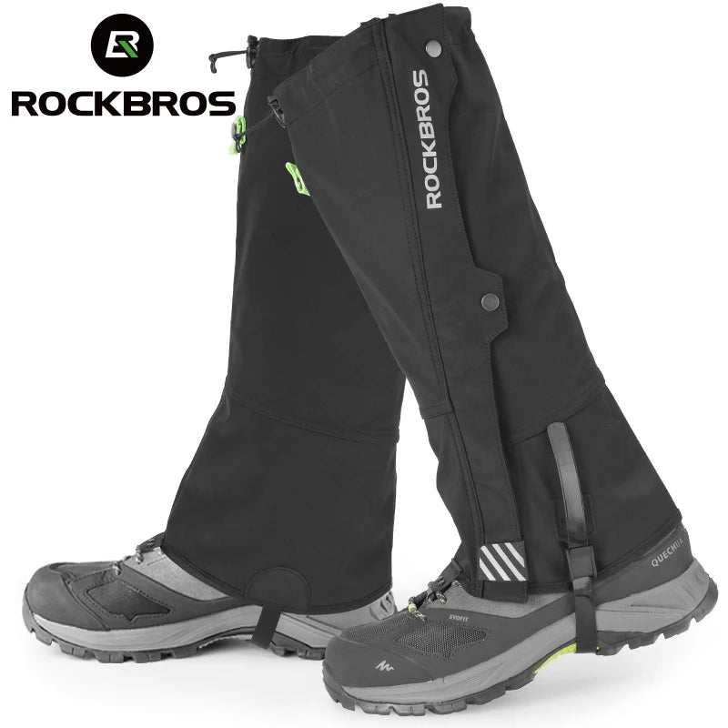ROCKBROS Waterproof Outdoor Hiking Gaiters For All Weather Protection