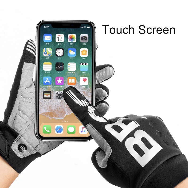 ROCKBROS Winter Cycling Gloves Full Finger Windproof Thermal