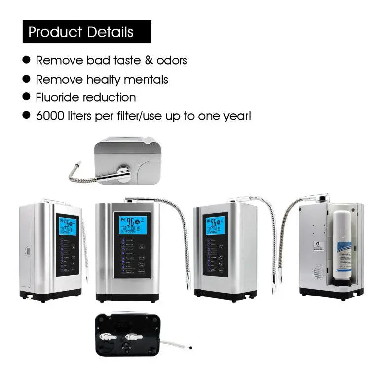 Alkadrops Alkaline Water Ionizer Hydrogen Generator Purifier