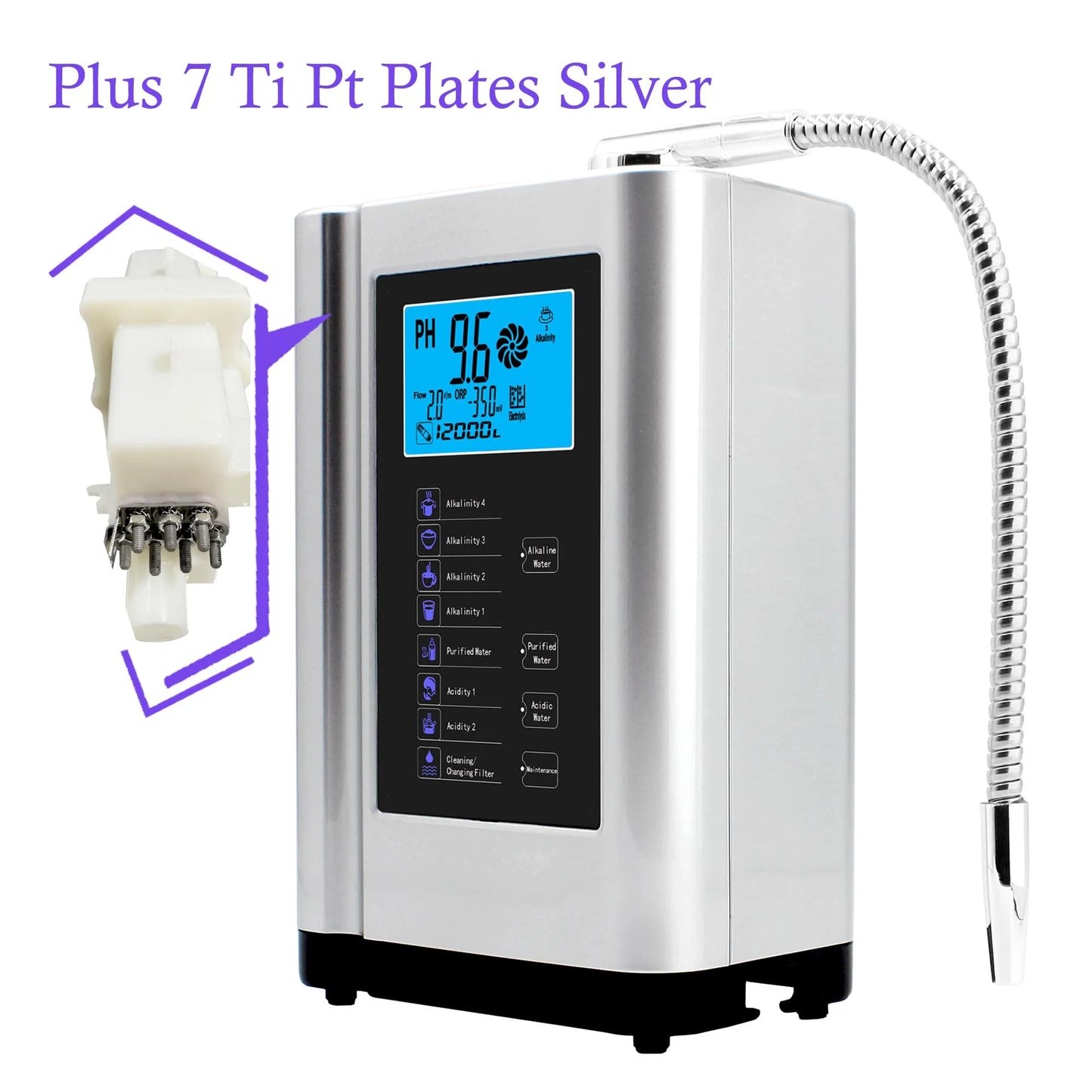 Alkadrops Alkaline Water Ionizer Hydrogen Generator Purifier