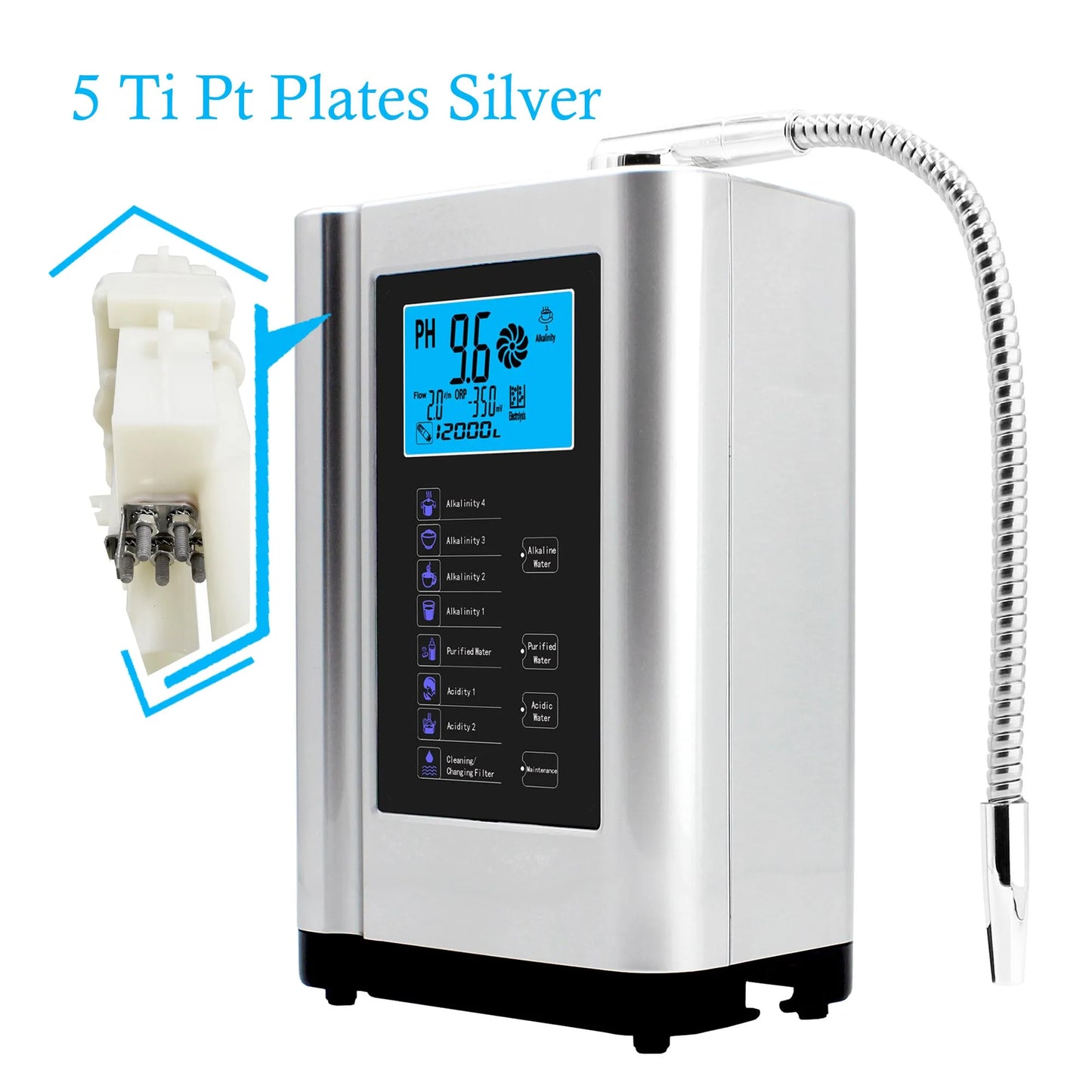 Alkadrops Alkaline Water Ionizer Hydrogen Generator Purifier