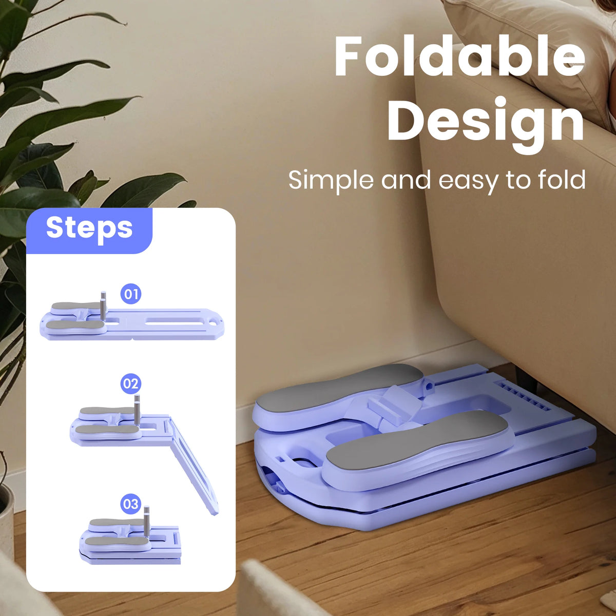 Foldable Pilates Abs Board Multifunctional Core Strength Trainer