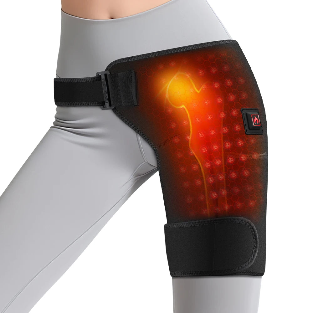 Hailicare USB Charging Heated Hip Support Brace Infrared 660nm