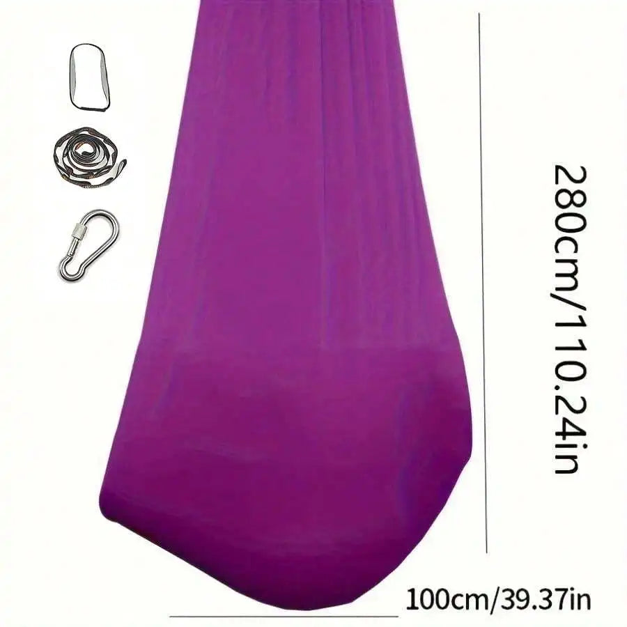 Elastic Aerial Yoga Hammock And Sensory Swing For Camping