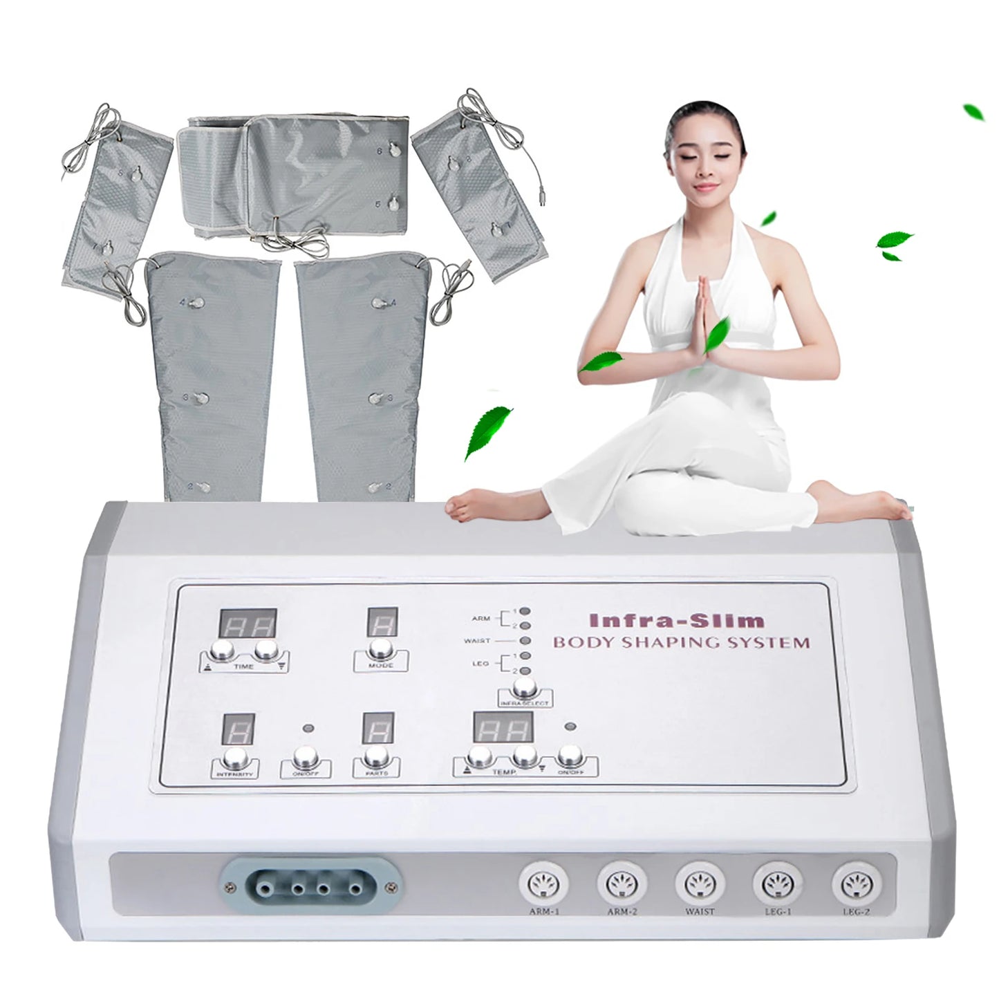 KYD-A1217 Air Pressure Massage Heating Body Slimming Leg Massager