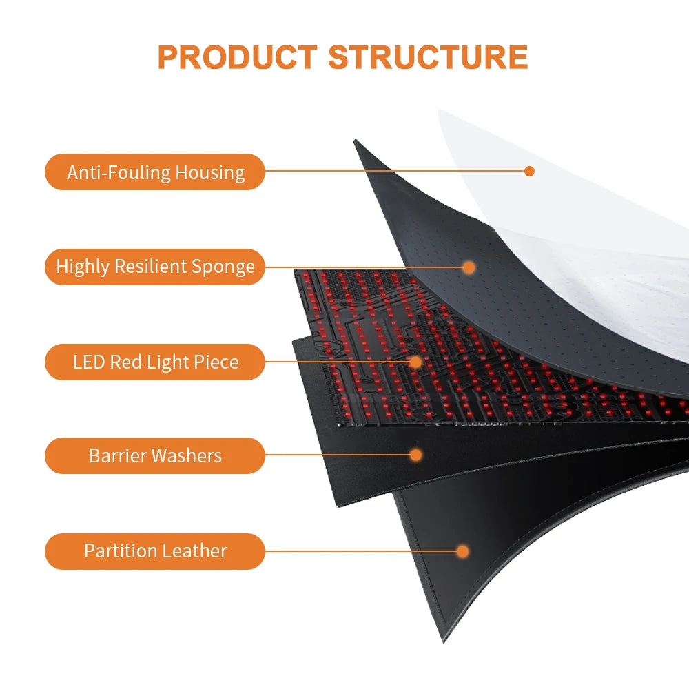 Full Body Near Infrared Light Therapy Mat For Sleep