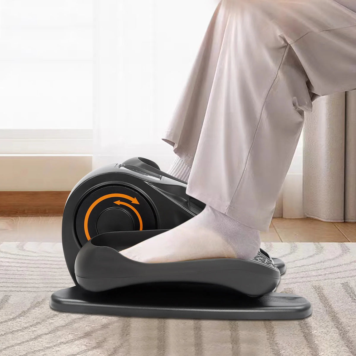 Motorized Under Desk Elliptical Pedal Exerciser With Remote Control