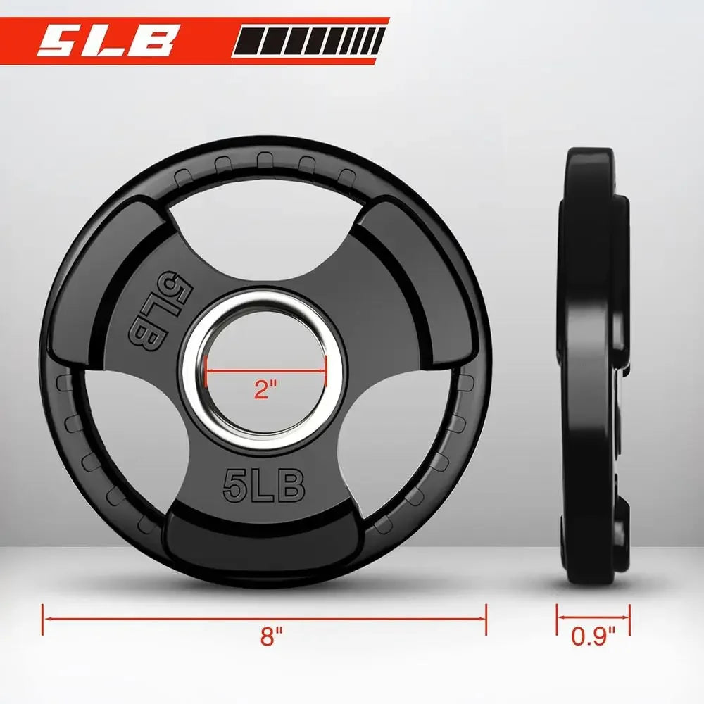 Premium Rubber Grip Weight Plates For Strength Training