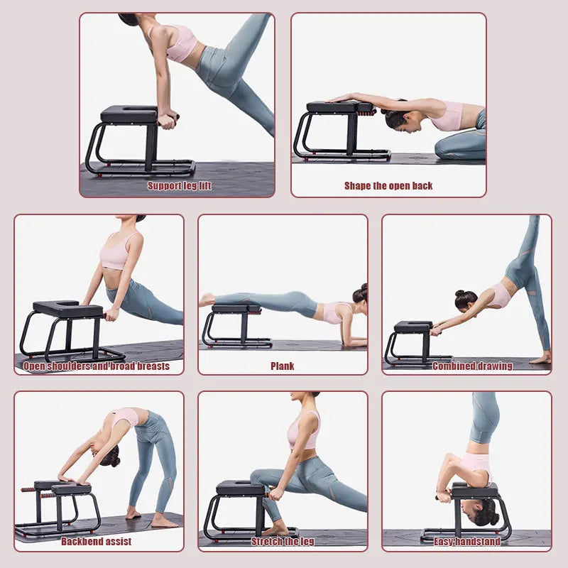 KBQ Inverted Stool Multi Functional Yoga Chair For Balance Training