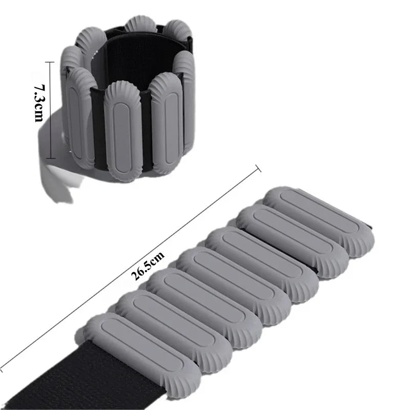 Ankle And Wrist Weights Set 1 Pair 450g 900g Adjustable