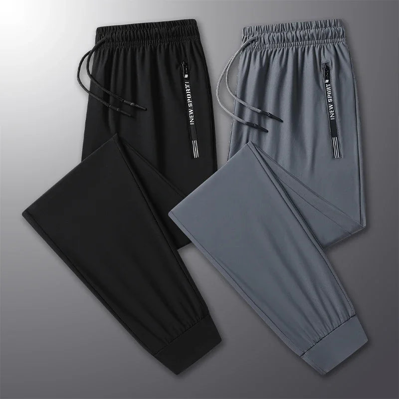 Men's Ice Silk Quick Dry Sweat Absorbing Sports Pants