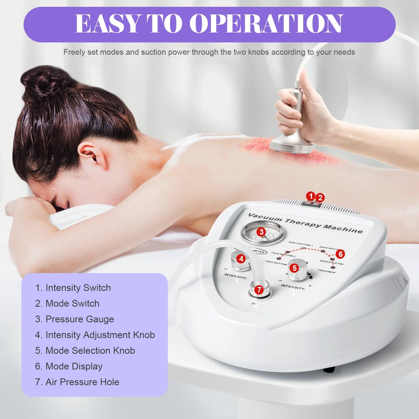 Professional Cupping Massage Machine With Strong Suction For Spa
