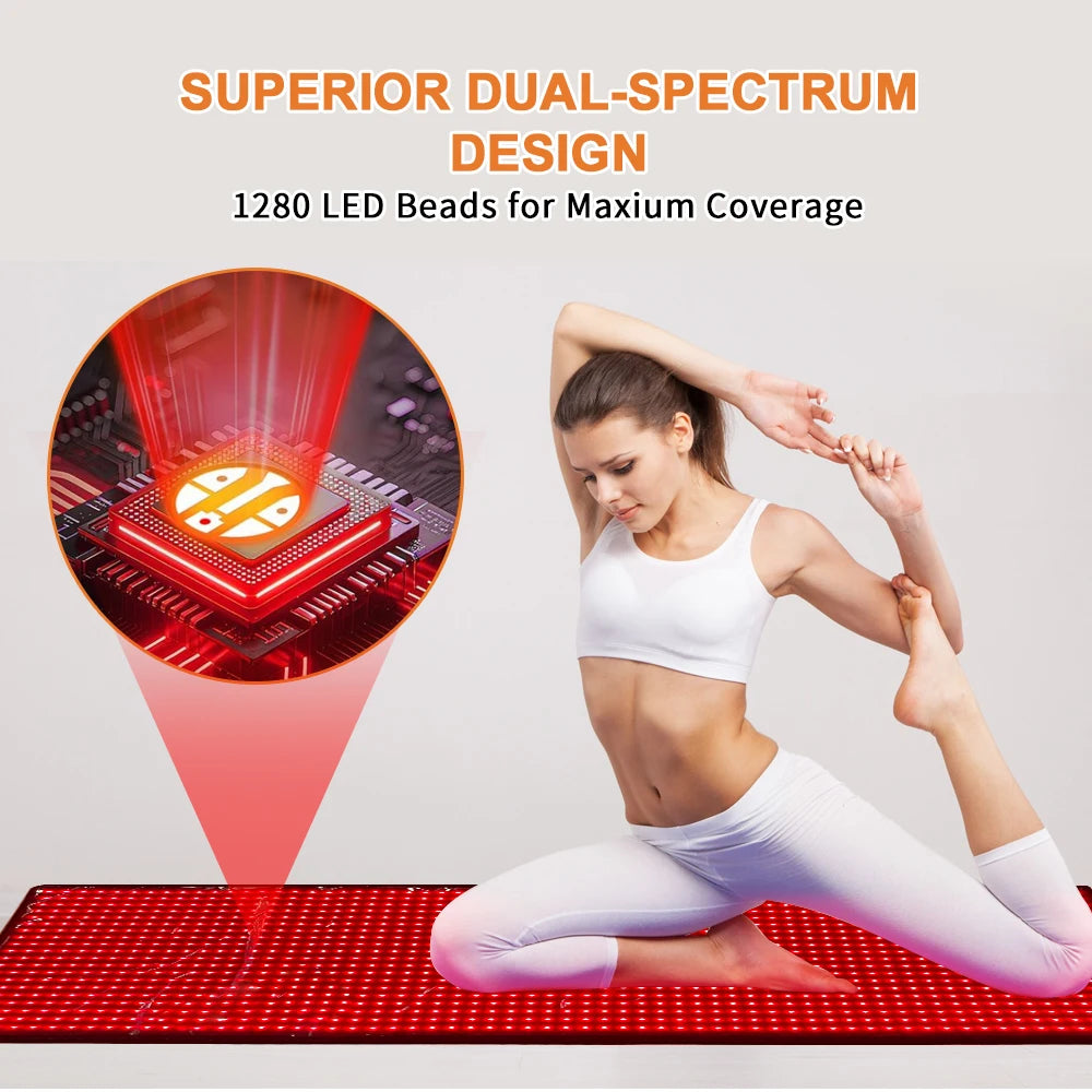 Full Body Near Infrared Light Therapy Mat For Sleep