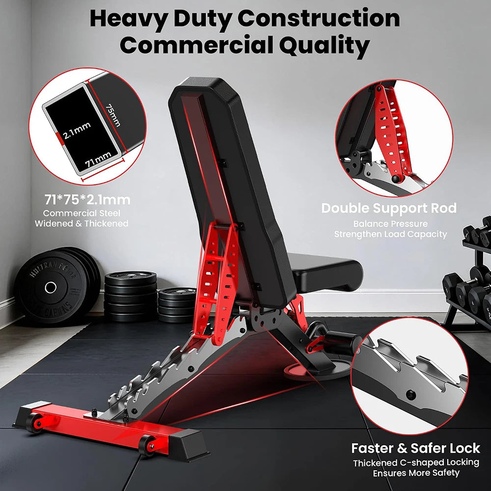 Pooboo Power Cage Smith Machine With Cable Crossover System