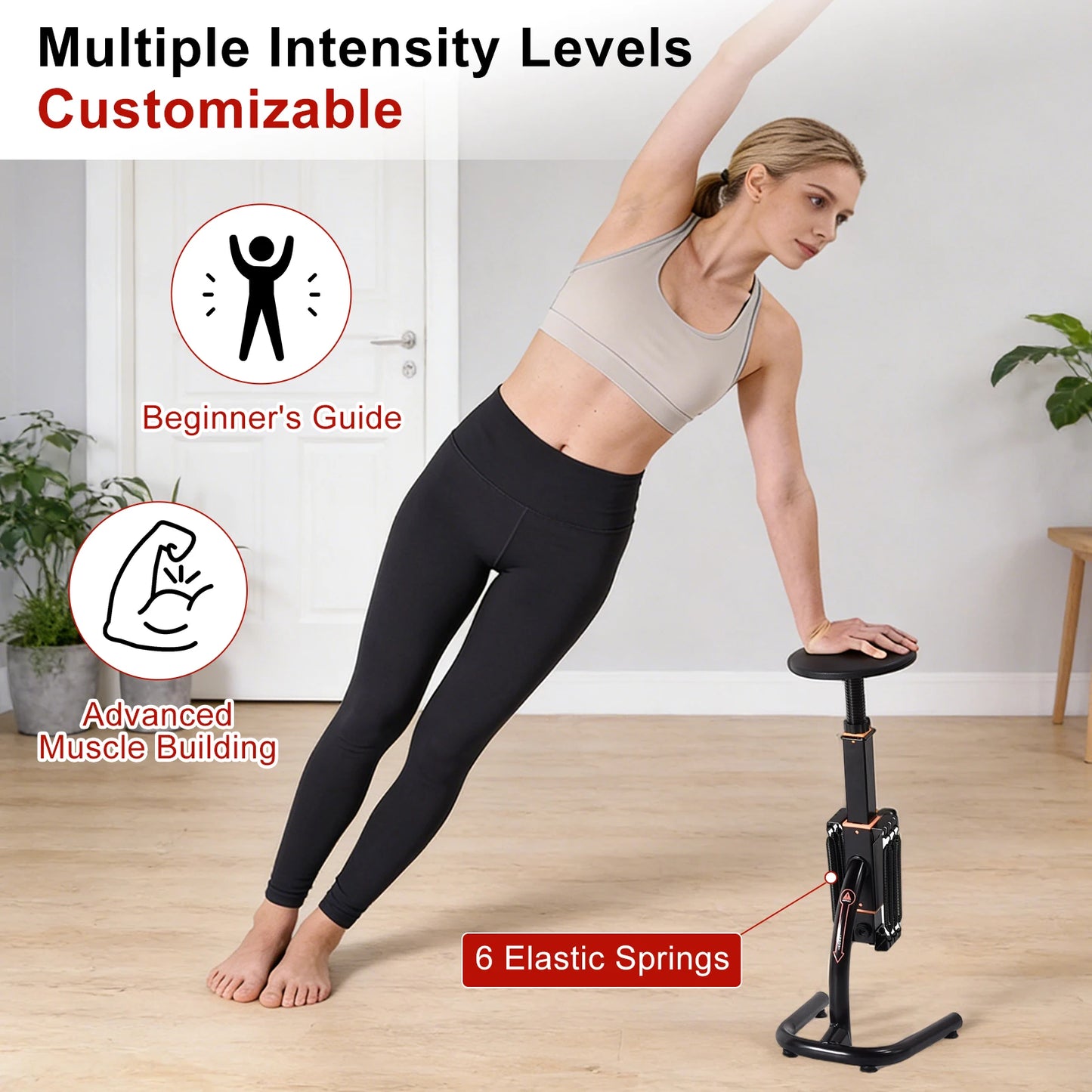 Squat Machine For Home Gym Adjustable Glute And Leg Strengthener
