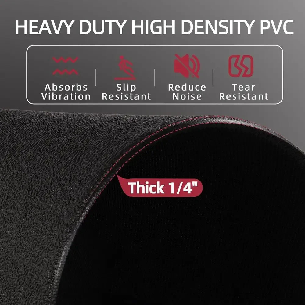 High Density Home Gym Treadmill And Exercise Bike Floor Mat