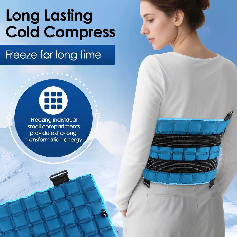 Hailicare Self Absorbent Ice Pack For Back Knee Leg Hot Cold Therapy