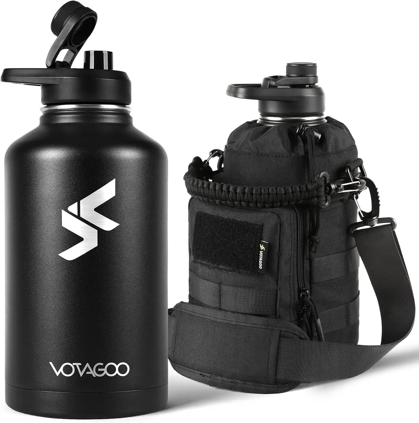 Stainless Steel Insulated Tactical Water Bottle Military Grade