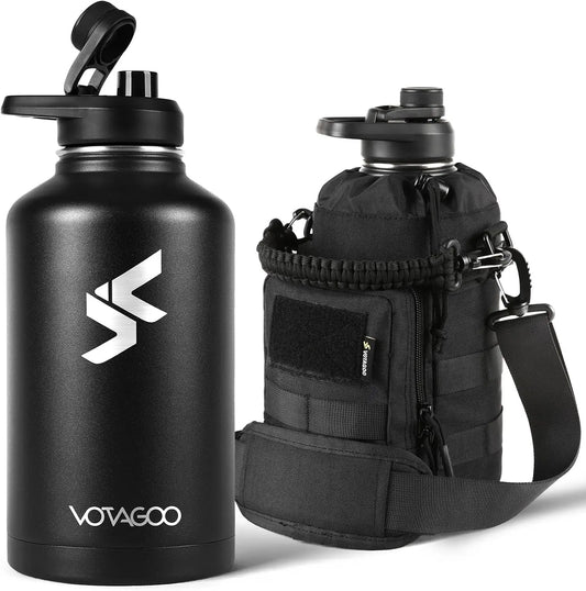 Stainless Steel Insulated Tactical Water Bottle Military Grade
