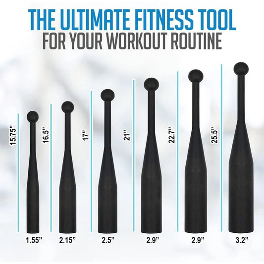 YTYIN Steel Mace Exercise Club Indian Club For Strength Training