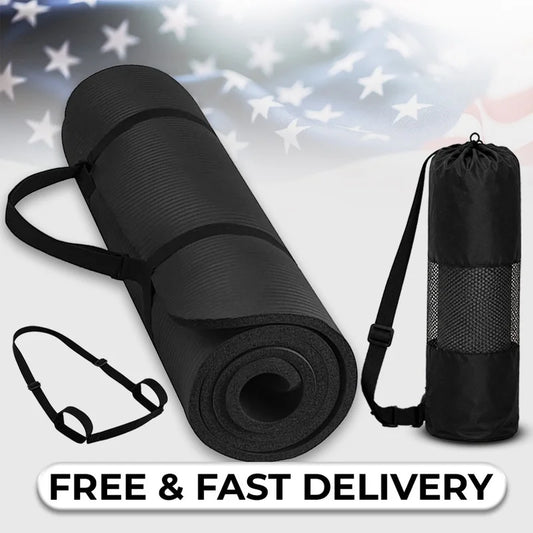 Non Slip Nbr Foam Exercise Yoga Mat With Portable Bag