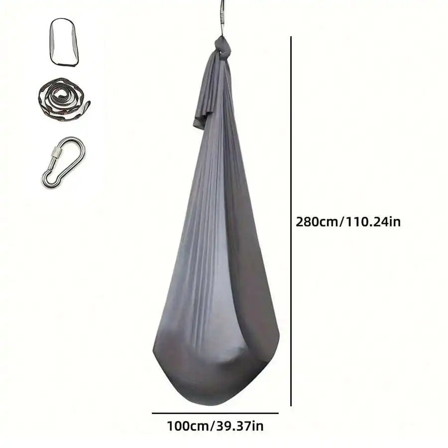 Elastic Aerial Yoga Hammock And Sensory Swing For Camping